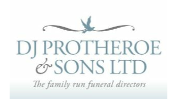 Logo for D J Protheroe & Sons.