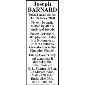 Photo of BARNARD Joseph