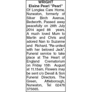 Photo of Audrey Maureen micklewright