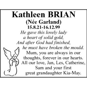 Photo of BRIAN Kathleen