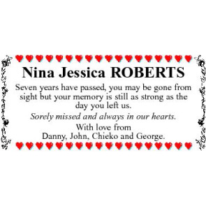 Photo of JESSICA ROBERTS Nina