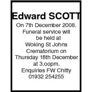 Photo of SCOTT Edward