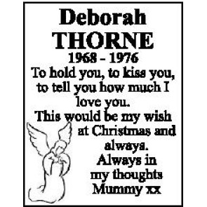 Photo of THORNE Deborah