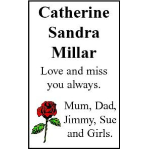 Photo of SANDRA MILLAR Catherine