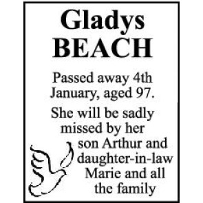 Notice Gallery for Gladys