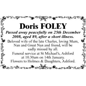 Notice Gallery for Doris