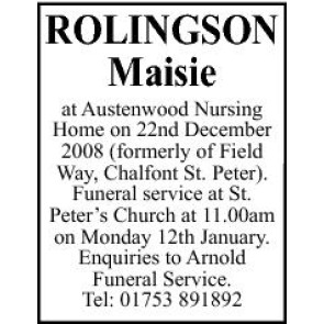 Photo of Maisie ROLINGSON