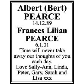 Photo of BERT PEARCE Albert