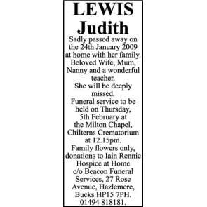 Photo of JUDITH LEWIS