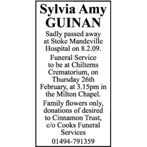 Notice Gallery for AMY Sylvia