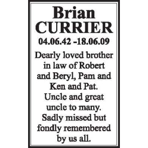 Notice Gallery for Brian