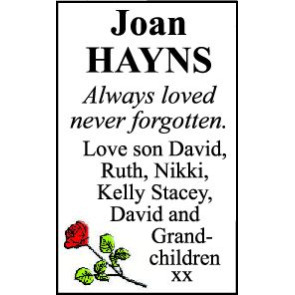 Notice Gallery for Joan