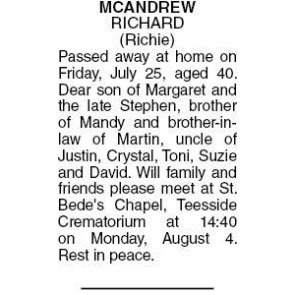 Photo of MICHAEL McWILLIAMS