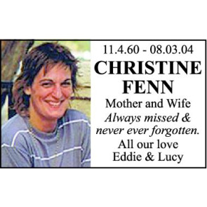 Notice Gallery for Christine Ann Fenn
