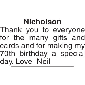 Notice Gallery for Nicholson