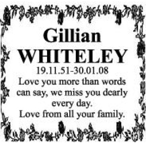 Photo of GILLIAN WHITELEY