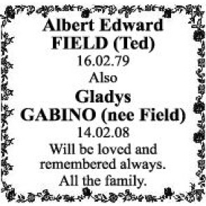Notice Gallery for EDWARD Albert