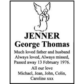 Photo of GEORGE THOMAS JENNER