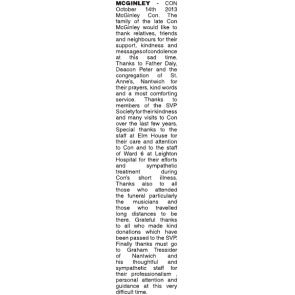 Photo of CON MCGINLEY