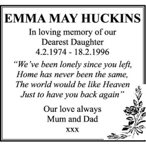 Notice Gallery for MAY EMMA