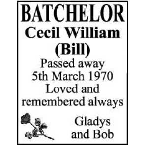 Notice Gallery for BATCHELOR