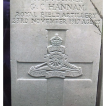 Notice Gallery for George Clarence HANNAM