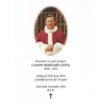 Notice Gallery for CANON BERNARD JAFFA