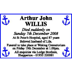Photo of JOHN WILLIS Arthur