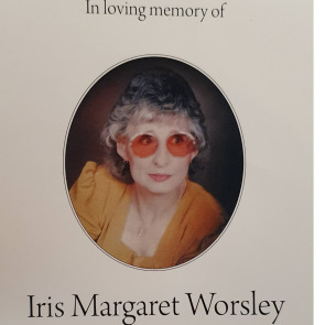 Tribute photo for Iris WORSLEY