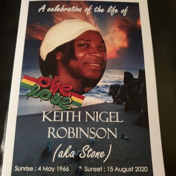 Tribute photo for KEITH NIGEL ROBINSON