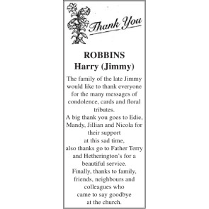Notice Gallery for HARRY ROBBINS