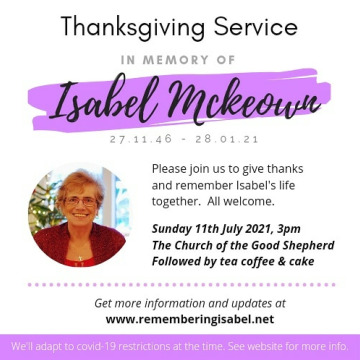 Notice Gallery for Isabel Carolyn McKEOWN