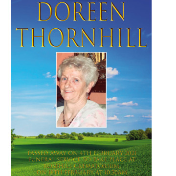 Notice Gallery for Doreen THORNHILL
