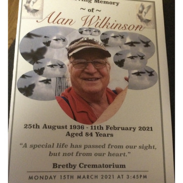 Notice Gallery for Alan WILKINSON