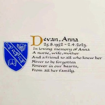 Photo for notice Anna DEVAN