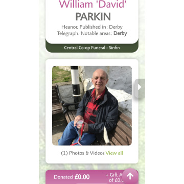 Notice Gallery for William 'David' PARKIN
