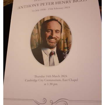 Photo for notice Anthony Peter Henry BIGGS