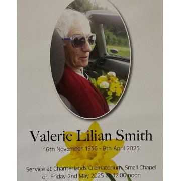 Photo for notice Valerie Lilian SMITH