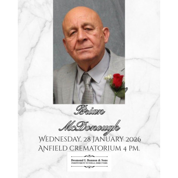 Notice Gallery for Brian Dominic Michael MCDONOUGH