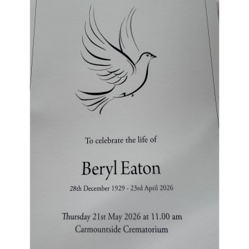 Notice Gallery for Beryl EATON