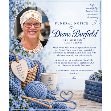 Notice Gallery for Diane BURFIELD