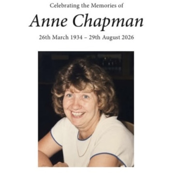 Photo for notice Anne CHAPMAN
