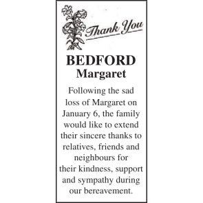 Photo of MARGARET BEDFORD