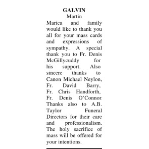 Photo of MARTIN GALVIN