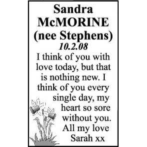 Notice Gallery for Sandra